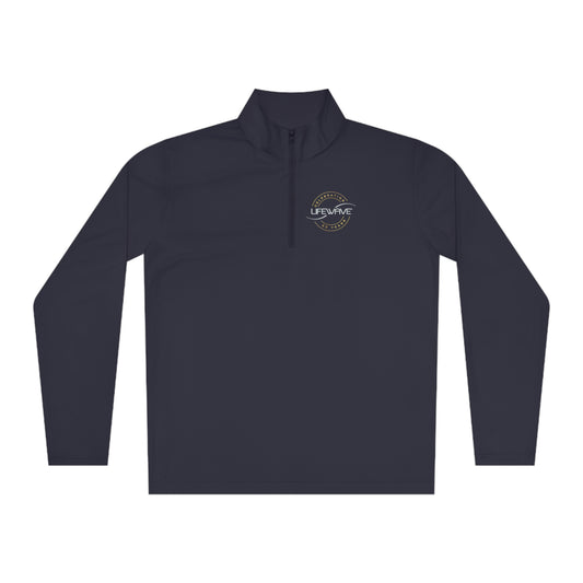 LifeWave Unisex Quarter-Zip Pullover Navy