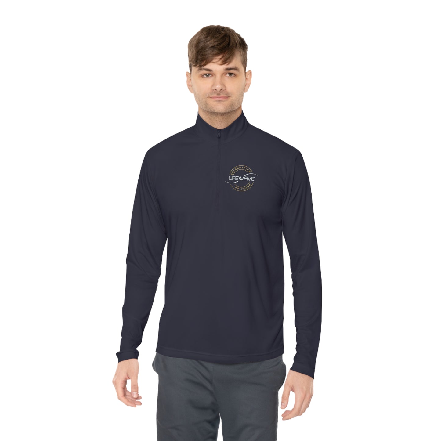 LifeWave Unisex Quarter-Zip Pullover Navy